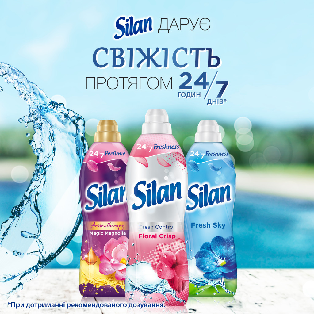 Кондиціонер для білизни Silan Fresh Control Свіжість квітів 1100 мл (9000101800999) - зображення 4