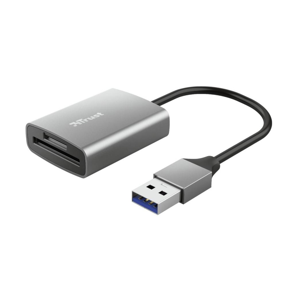 Зчитувач флеш-карт Trust DALYX FAST USB 3.2 ALUMINIUM (24135_TRUST) - изображение 1
