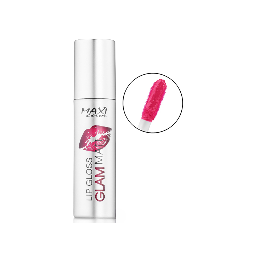 Помада для губ Maxi Color Lip Gloss Glam Matt 03 - Оксамитова троянда (4823097100943) - зображення 1