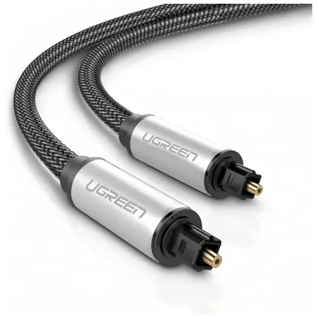 Кабель мультимедійний Optical Toslink 1.5m AV108 black Ugreen (10542) - picture 3