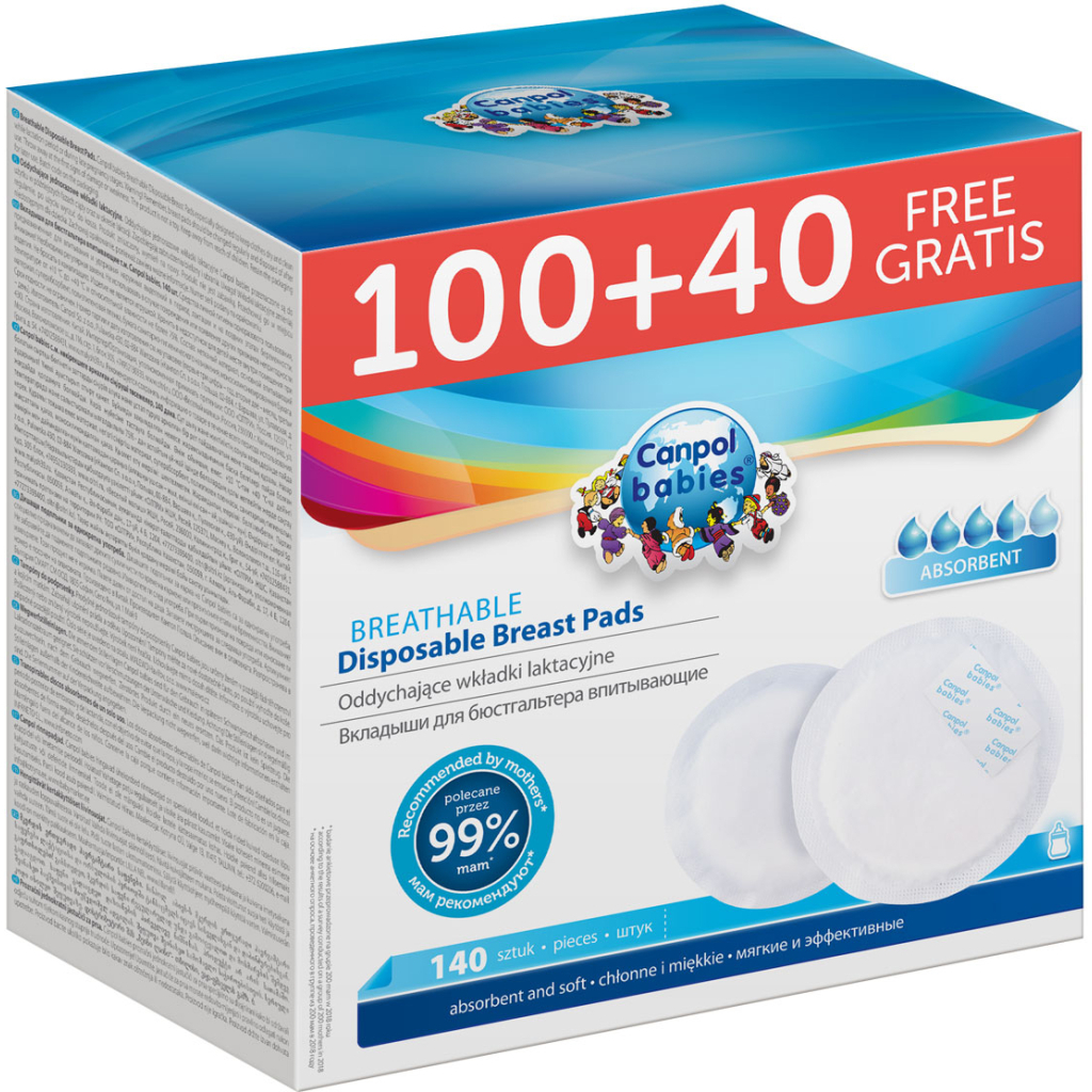 Вкладиш для бюстгальтера Canpol babies 140 шт (1/654) - зображення 1