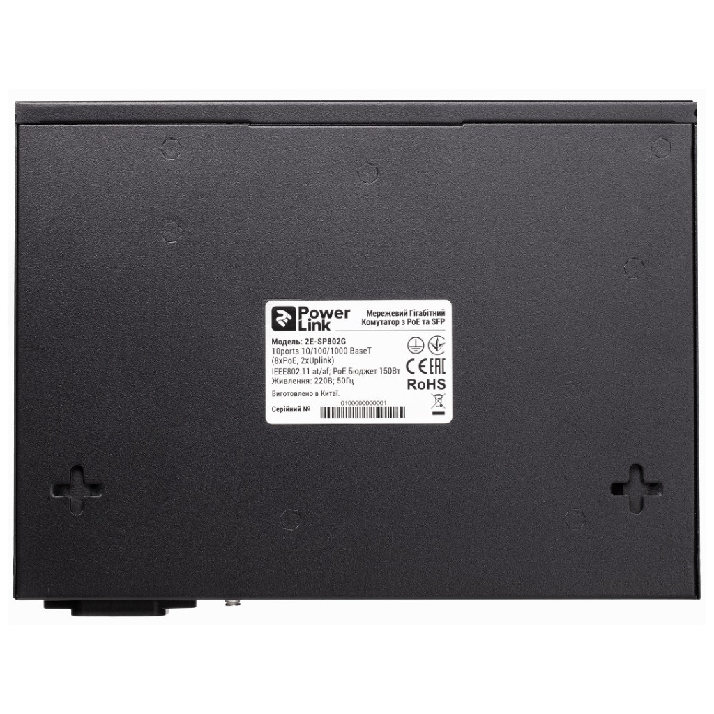 Комутатор мережевий 2E 2E-SP802G - зображення 4