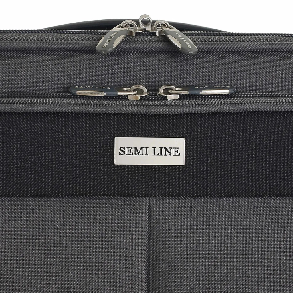 Валіза Semi Line 28" L T5754-3 Grey/Orange Lines (DAS303344) - зображення 8