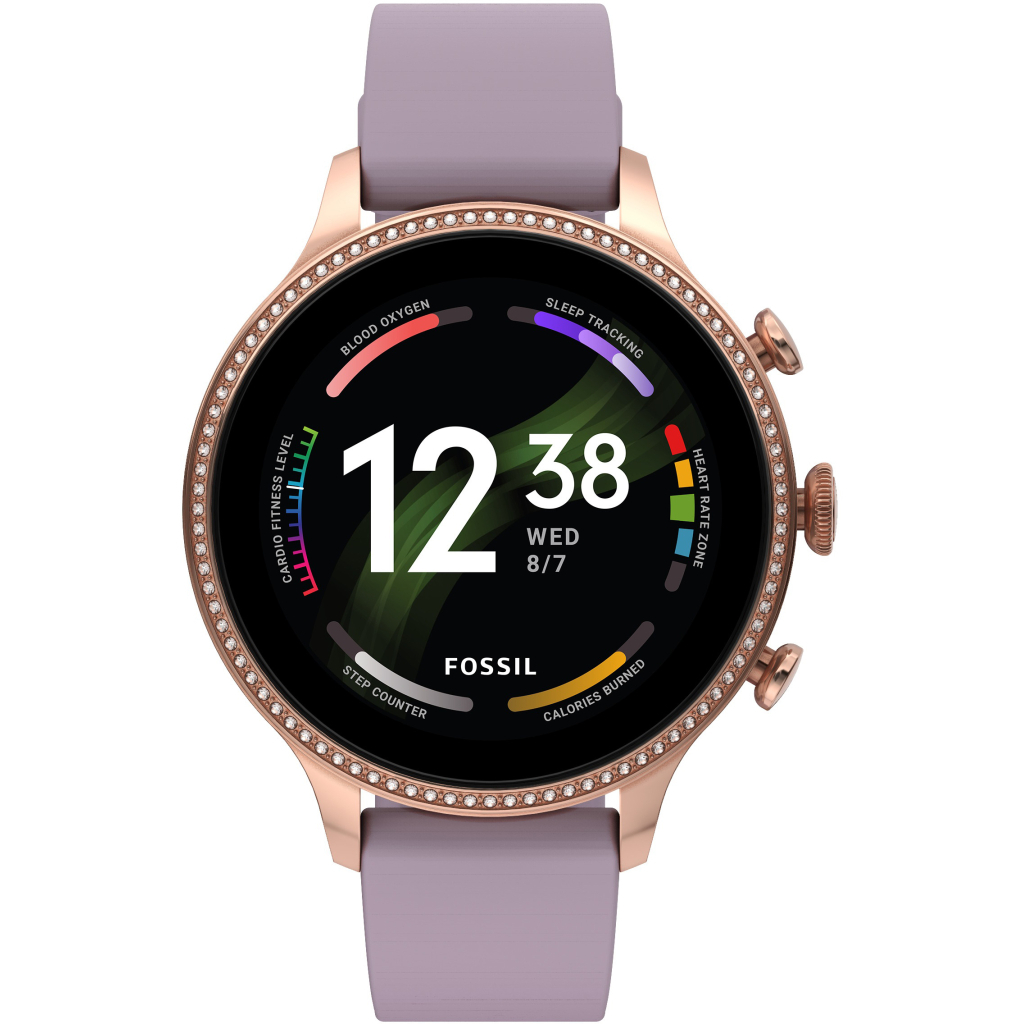 Смарт-годинник Fossil Gen 6 Purple Silicone (FTW6080) - зображення 1