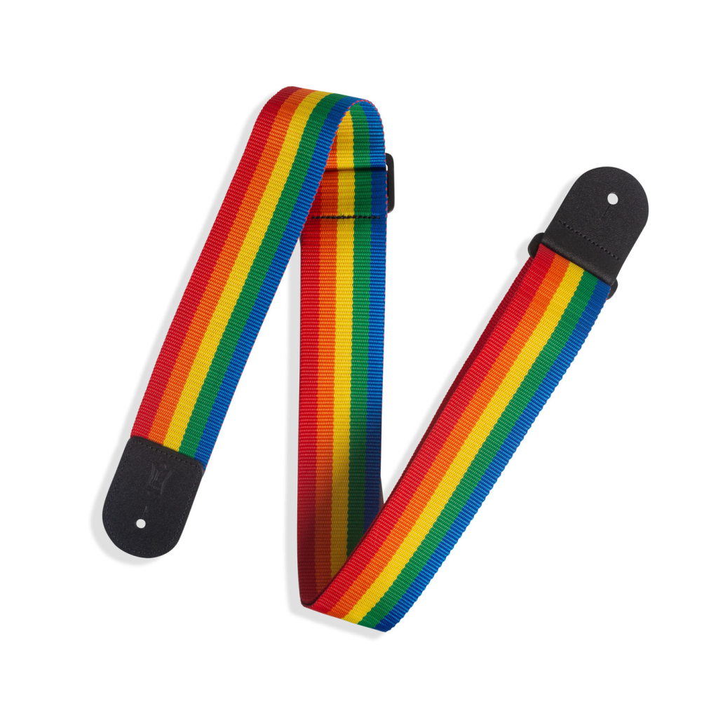 Ремінь для гітари Levy's Classics Series Polypropylene Guitar Strap Rainbow (M8POLY-RNB) - зображення 1