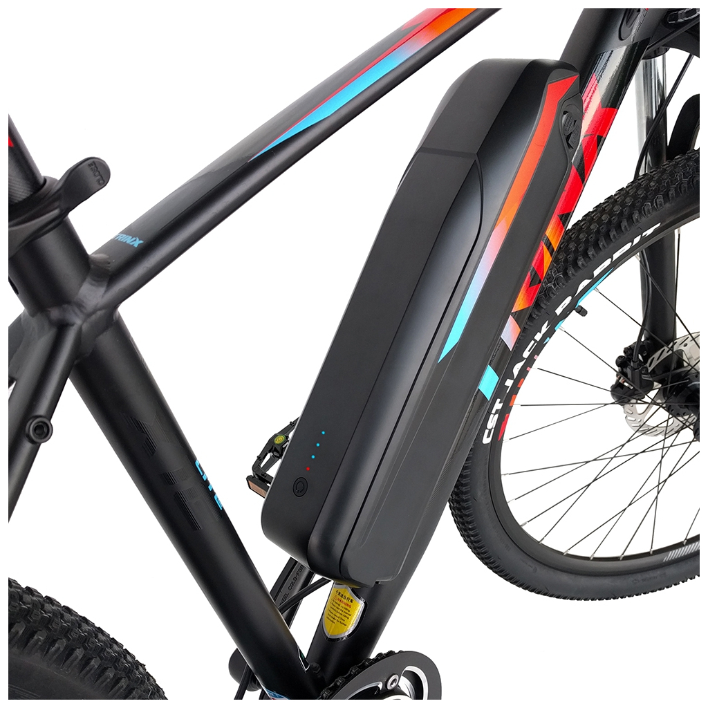 Електровелосипед Trinx E-Bike X1E 26" рама-17" Matt-Black-Green-Blue (X1EMBGB) - зображення 4