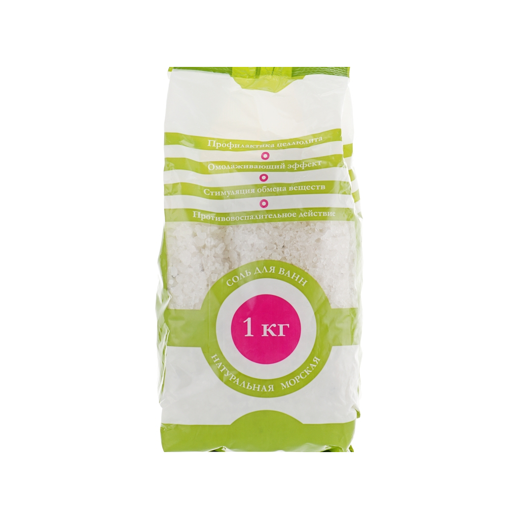 Сіль для ванн ElenSee Натуральна морська 1000 г (4820098540761) - зображення 1