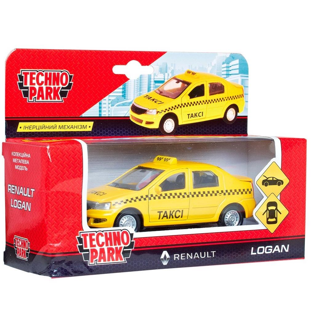 Спецтехніка Технопарк Renault Logan Taxi (1:32) (LOGAN-T) - зображення 3