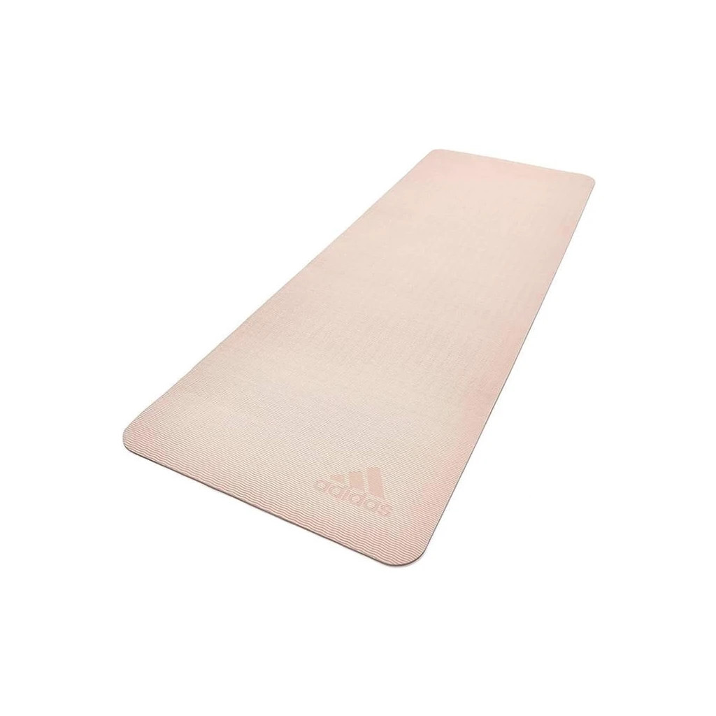 Килимок для йоги Adidas Premium Yoga Mat Уні 176 х 61 х 0,5 см Бежевий (ADYG-10300PT) - зображення 2