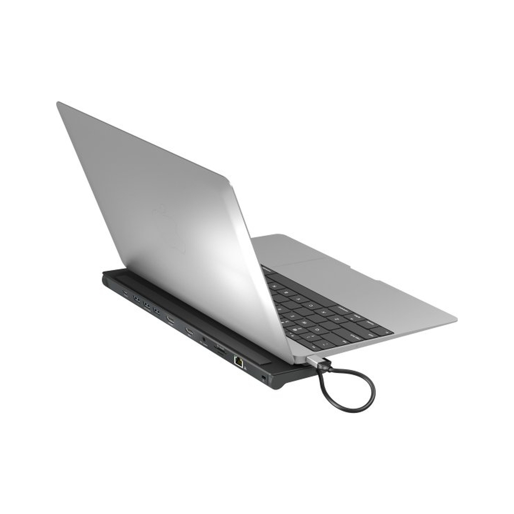Порт-реплікатор J5create Dock-Station USB-C 10-in-1 (HDMI/PD/USB-A/USB-C/LAN/картридер/audio) (JCD542-N) - зображення 8