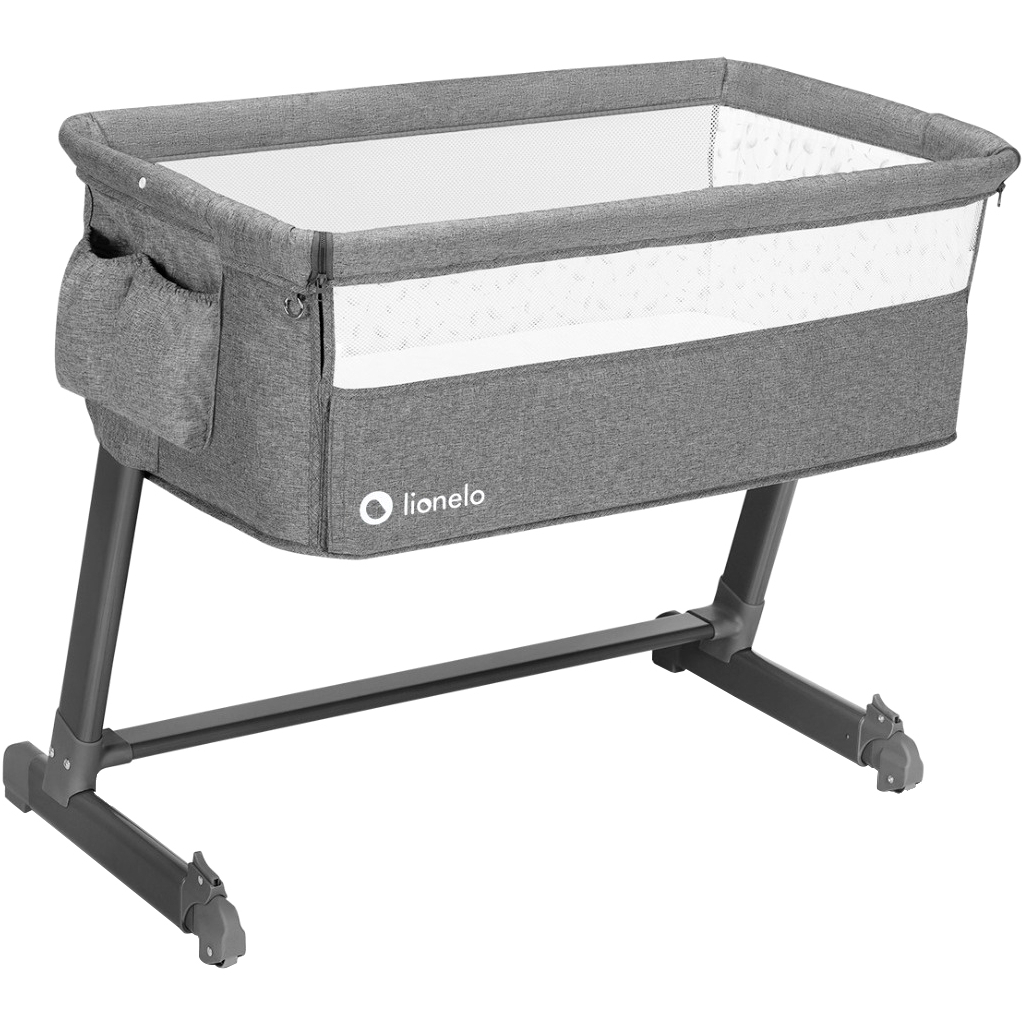 Ліжечко Lionelo приставне Theo Stone Natural (LO-THEO GREY STONE NATURAL) - изображение 1