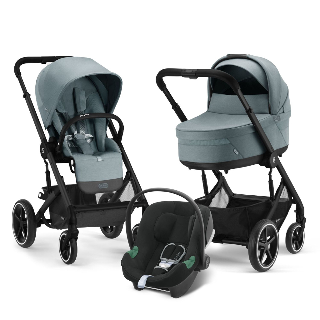 Коляска Cybex Balios S 3 в 1 BLK Sky Blue (522005365) - зображення 1