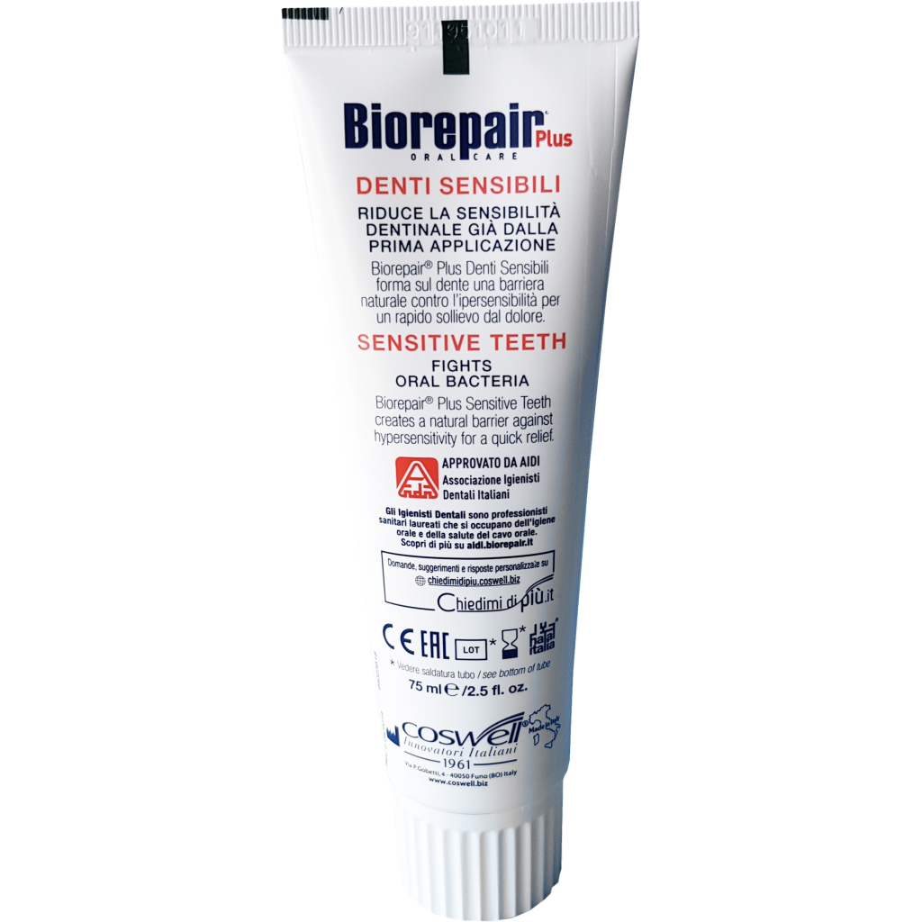 Зубна паста Biorepair Plus Професійне позбавлення чутливості 75 мл (8017331052648) - зображення 4