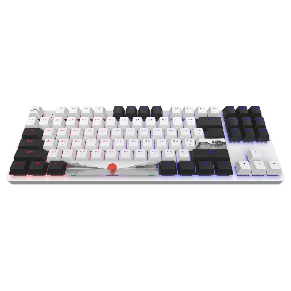 Клавіатура Dark Project One 87 Fuji ABS RGB Mech G3ms Sapphire USB Black/White (DPO87_GSH_Fuji_ANSI_UA) - зображення 2