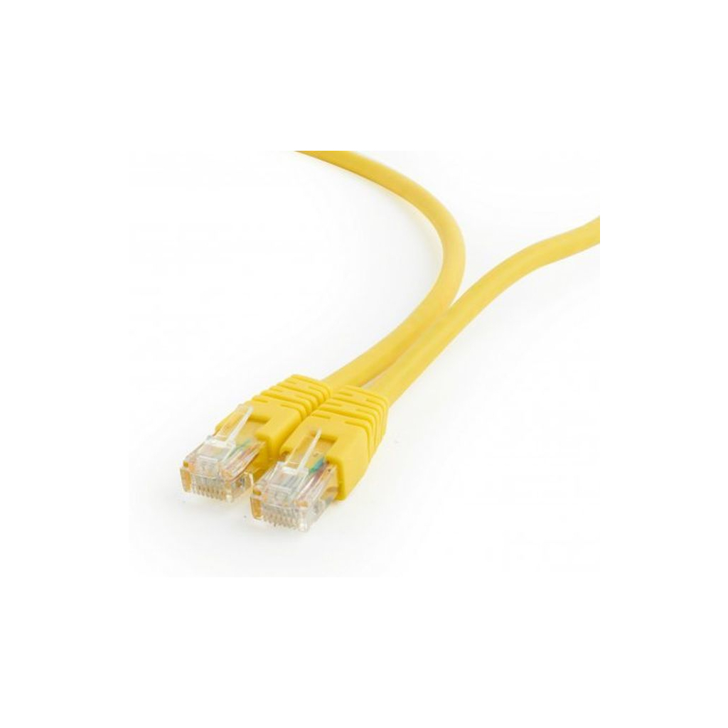 Патч-корд 1м UTP cat 6 CCA yellow Cablexpert (PP6U-1M/Y) - изображение 2
