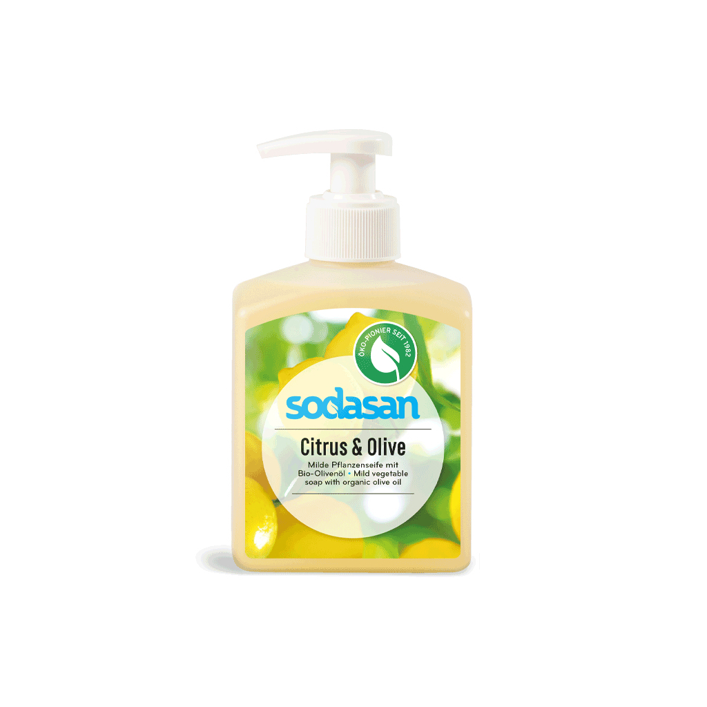 Рідке мило Sodasan органічне Citrus-Olive 300 мл (4019886077361) - зображення 1
