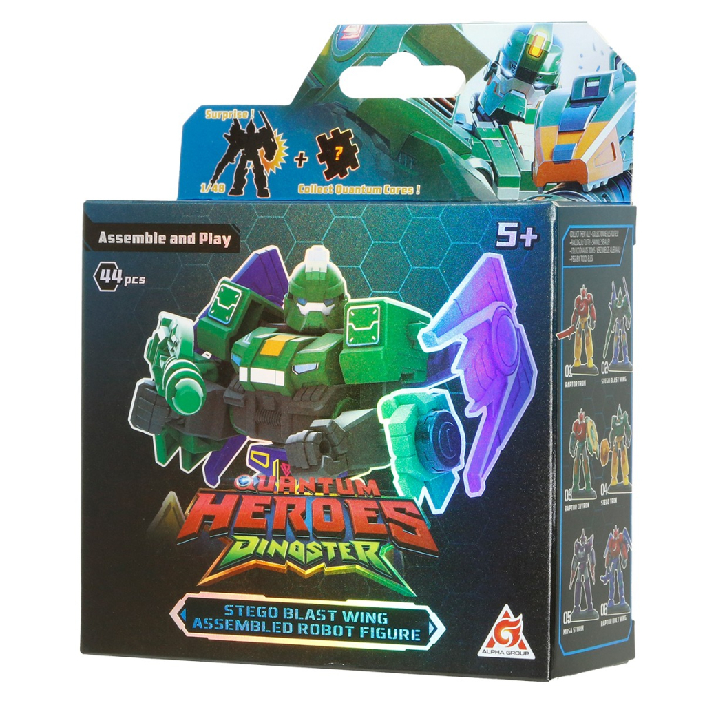 Конструктор Dinoster Робот - Стего Бласт Вінг (EU580881A-2) - зображення 5