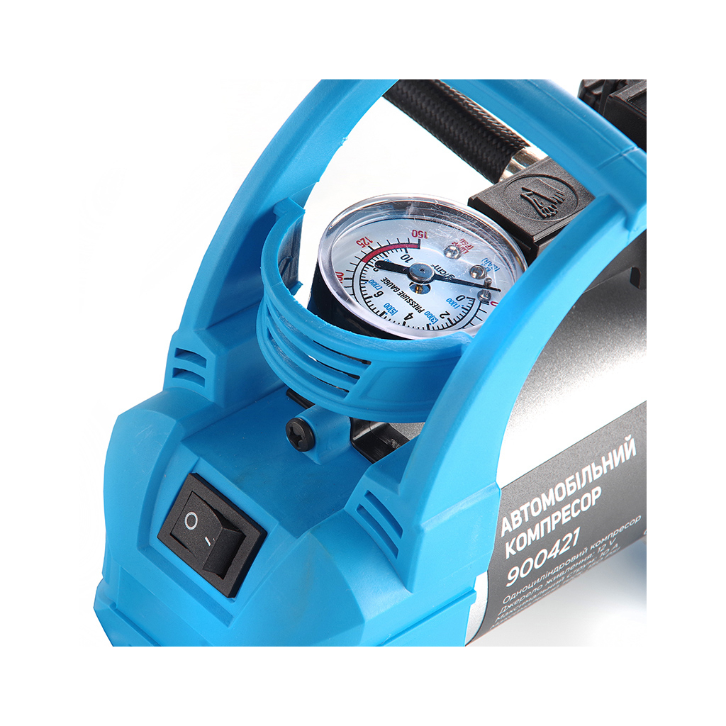 Автомобільний компресор 12 Atelie з ліхтарем 10 Атм (900421) - изображение 5