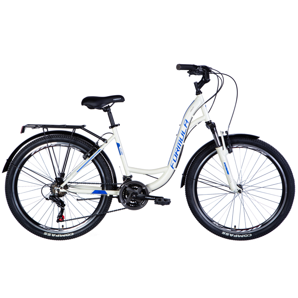 Велосипед Formula 26" Omega AM Vbr рама-18" St білий 2024 (OPS-FR-26-727) - зображення 1