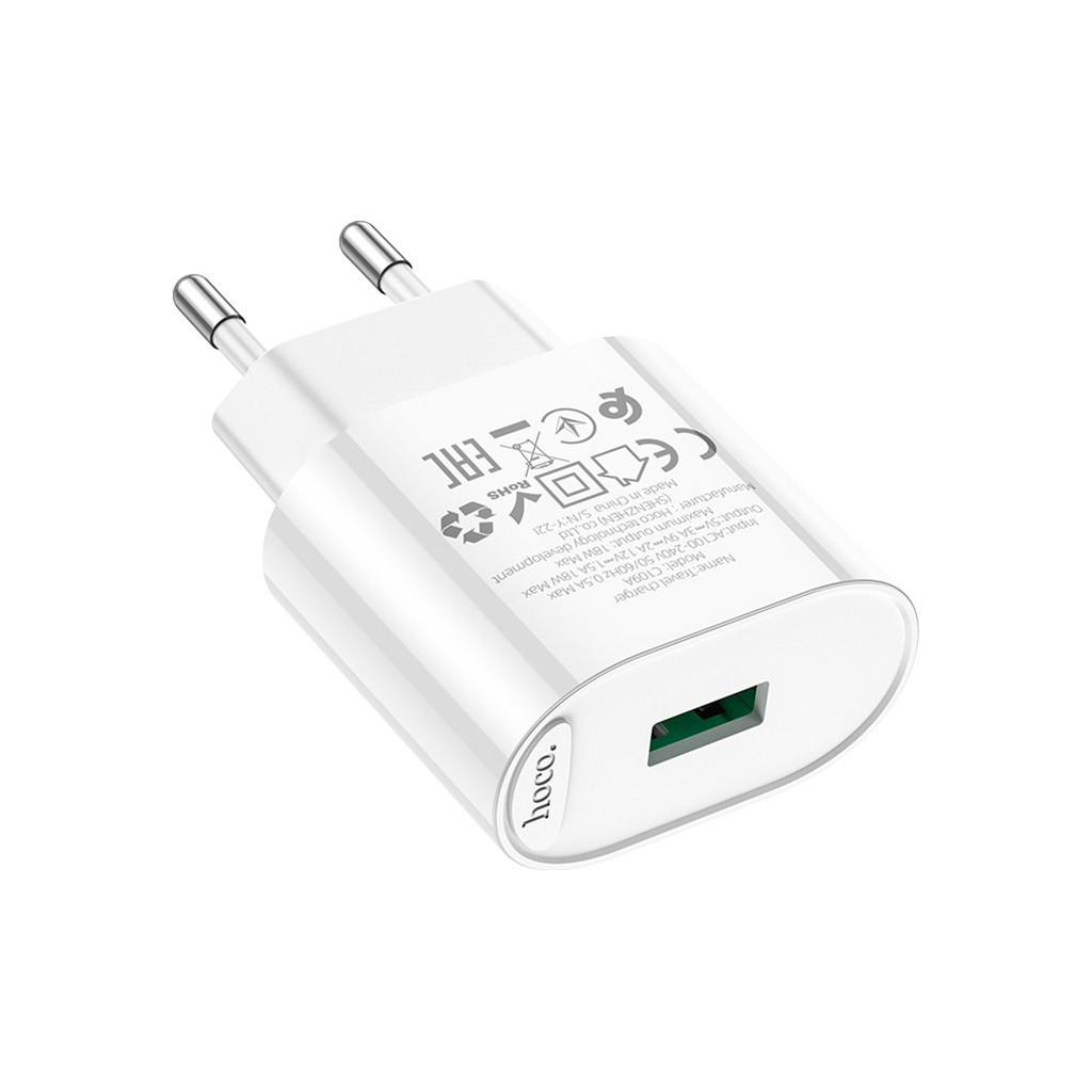 Зарядний пристрій HOCO C109A White (6931474784810) - зображення 4