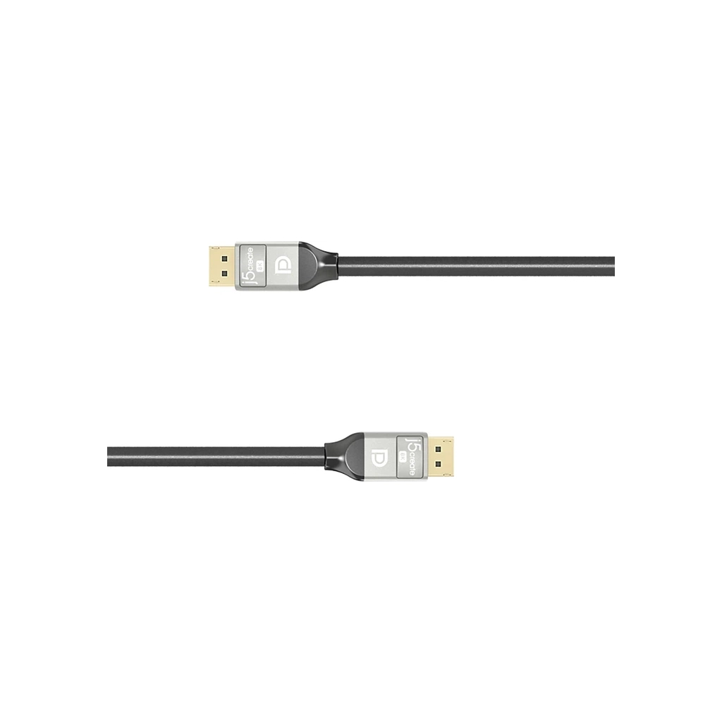 Кабель мультимедійний DisplayPort M to DisplayPort M 2.0m V1.4 8K 60Hz J5create (JDC43-N) - зображення 2