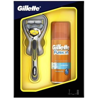 Набір для гоління Gillette Fusion Proshield и гель для бритья бритья Hydra gel 75 мл (7702018450350) - зображення 2
