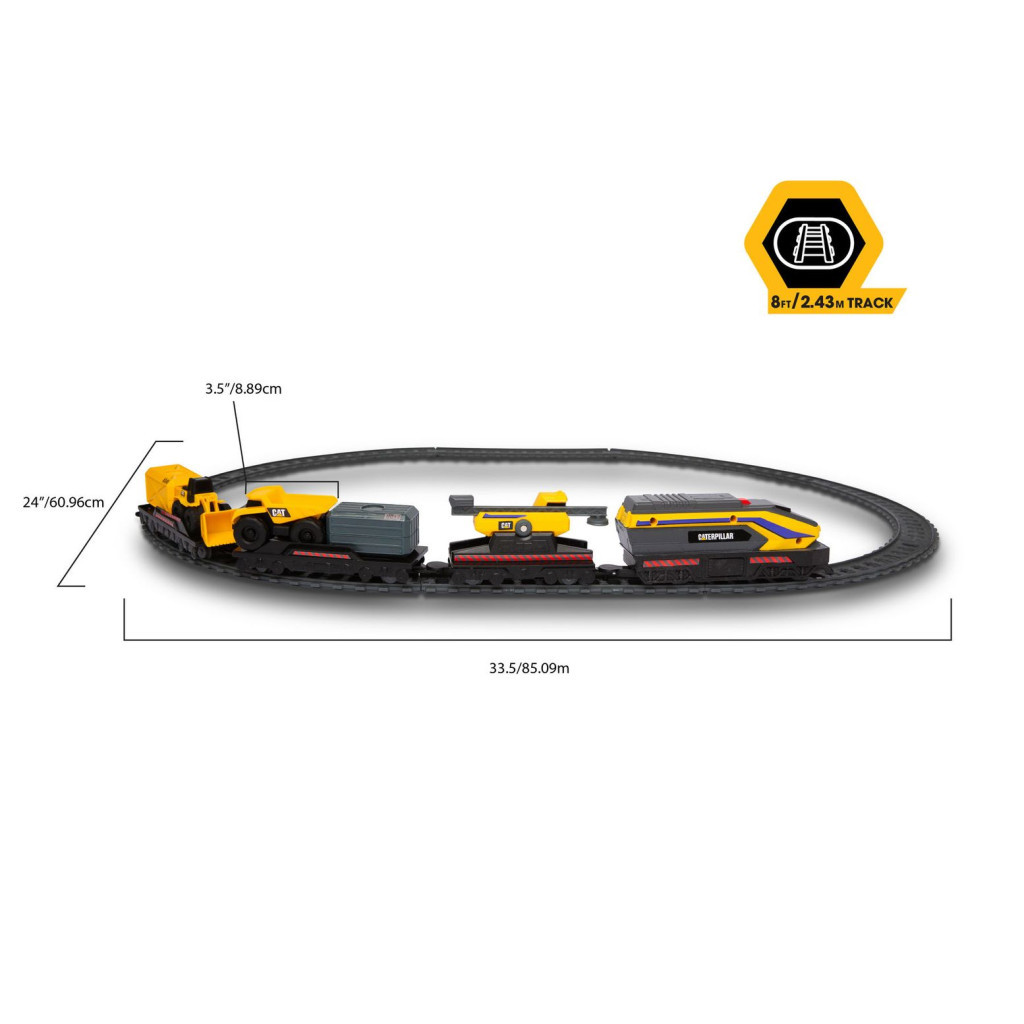 Залізниця Funrise CAT з міні-технікою Будівельний експрес (82949) - зображення 6