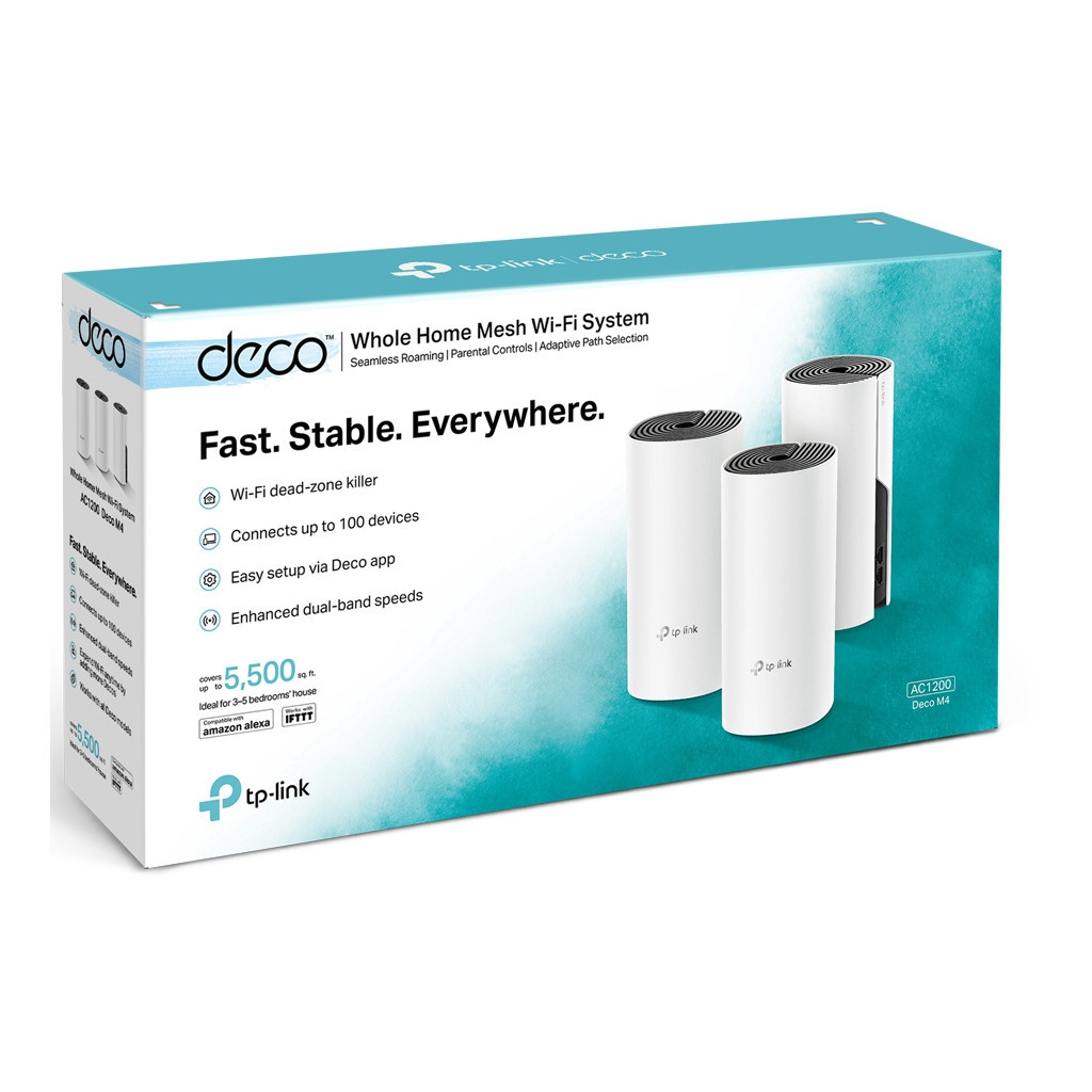 Точка доступу Wi-Fi TP-Link DECO-M4-3-PACK - зображення 5