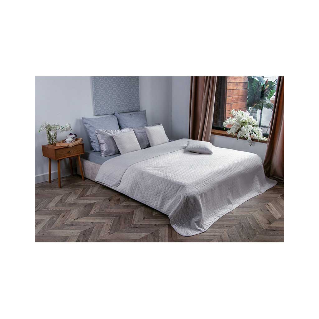 Покривало Руно двостороннє VeLour Перлинне 220 х 240 см (330.55_Ice) - зображення 2