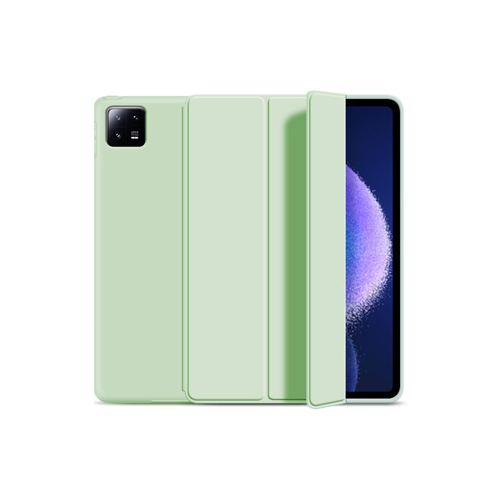 Чохол до планшета BeCover Tri Fold Soft TPU Silicone Xiaomi Mi Pad 6 / 6 Pro 11" Green (709671) - зображення 2
