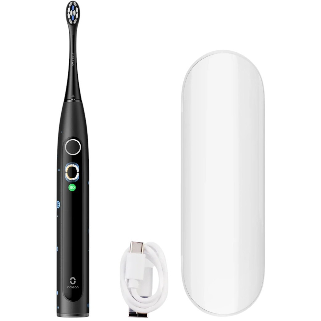 Електрична зубна щітка Oclean X Kids Set Electric Toothbrush Black (6970810557237) - зображення 2
