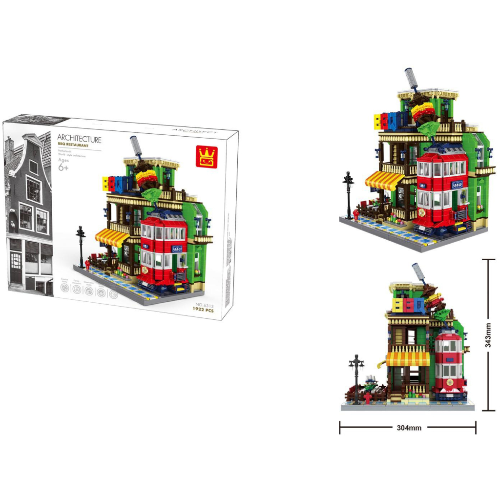 Конструктор Wange Ресторан Барбекю (WNG-6313) - зображення 2