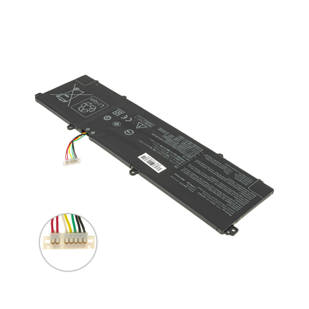 Акумулятор до ноутбука ASUS VivoBook S433FA C31N1905, 4335mAh (50Wh), 3cell, 11.55V, Li-Pol (A47703) - зображення 2
