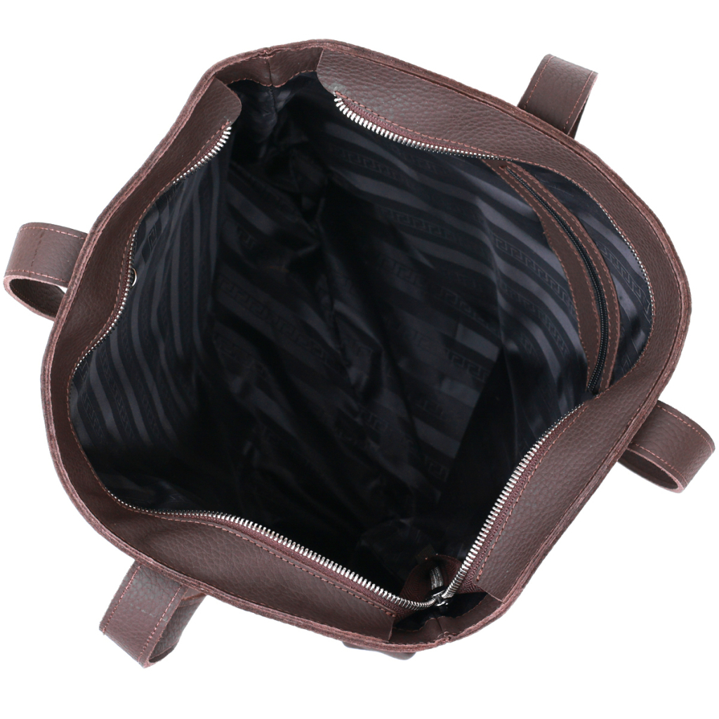 Сумка Shvigel Шкіряна Коричнева (16363) - зображення 6