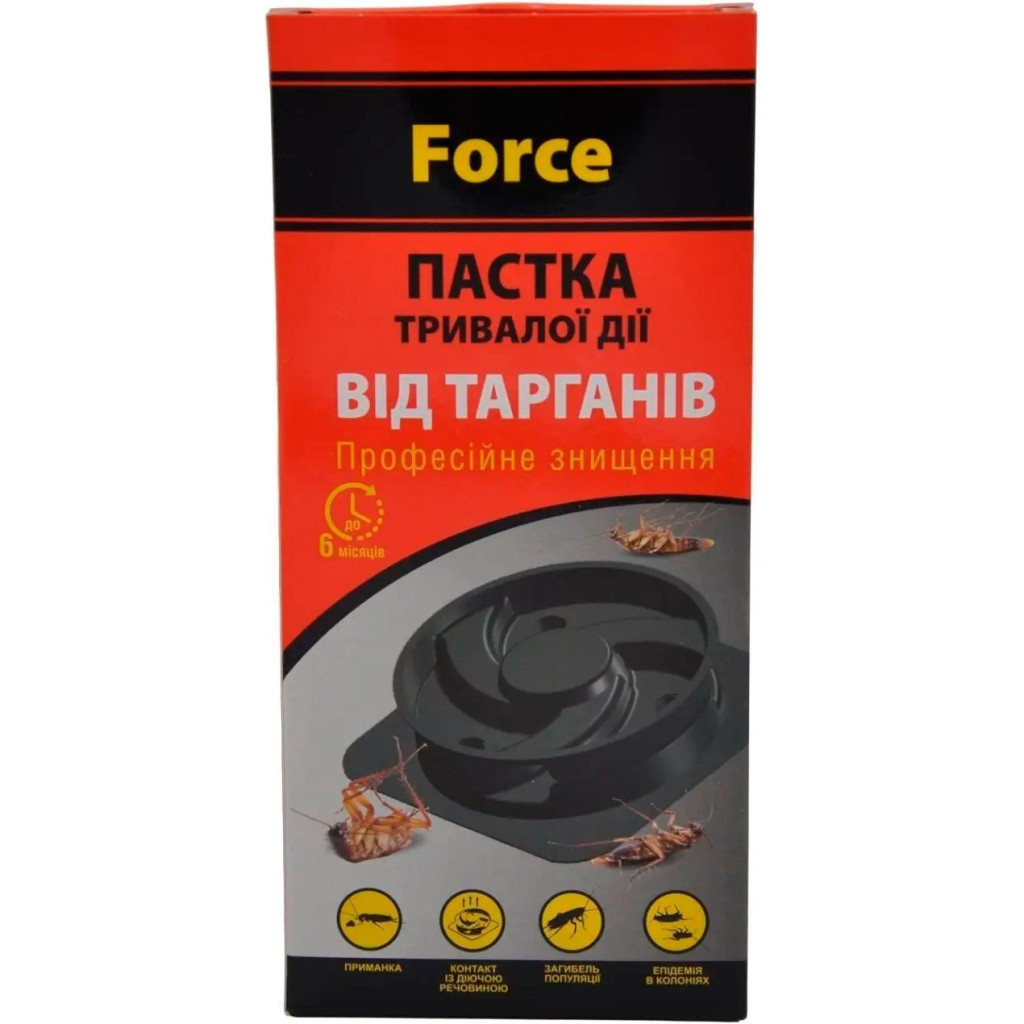 Пастка для тарганів Force 6 шт. (4820214191518) - зображення 1