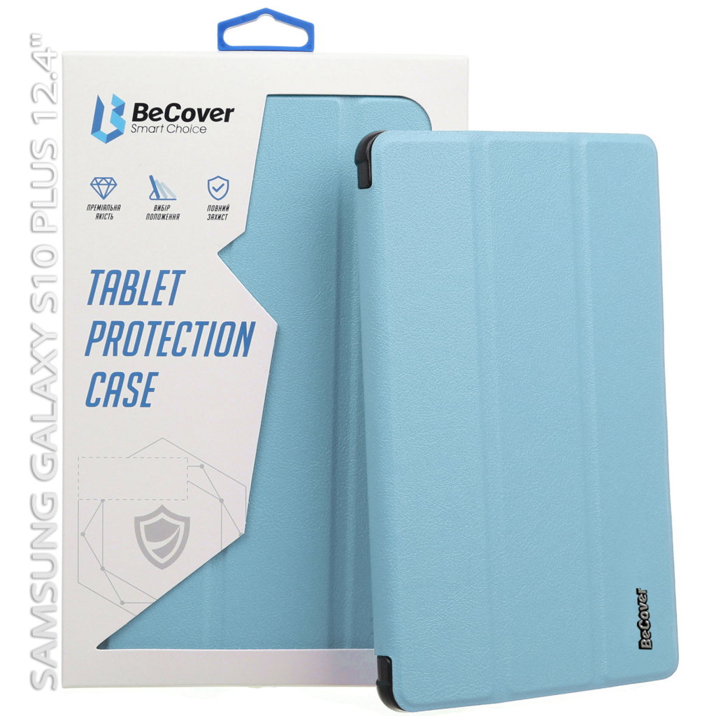 Чохол до планшета BeCover Smart Case Samsung Galaxy Tab S10 Plus (SM-X820/SM-X826) 12.4" Light Blue (712236) - зображення 8