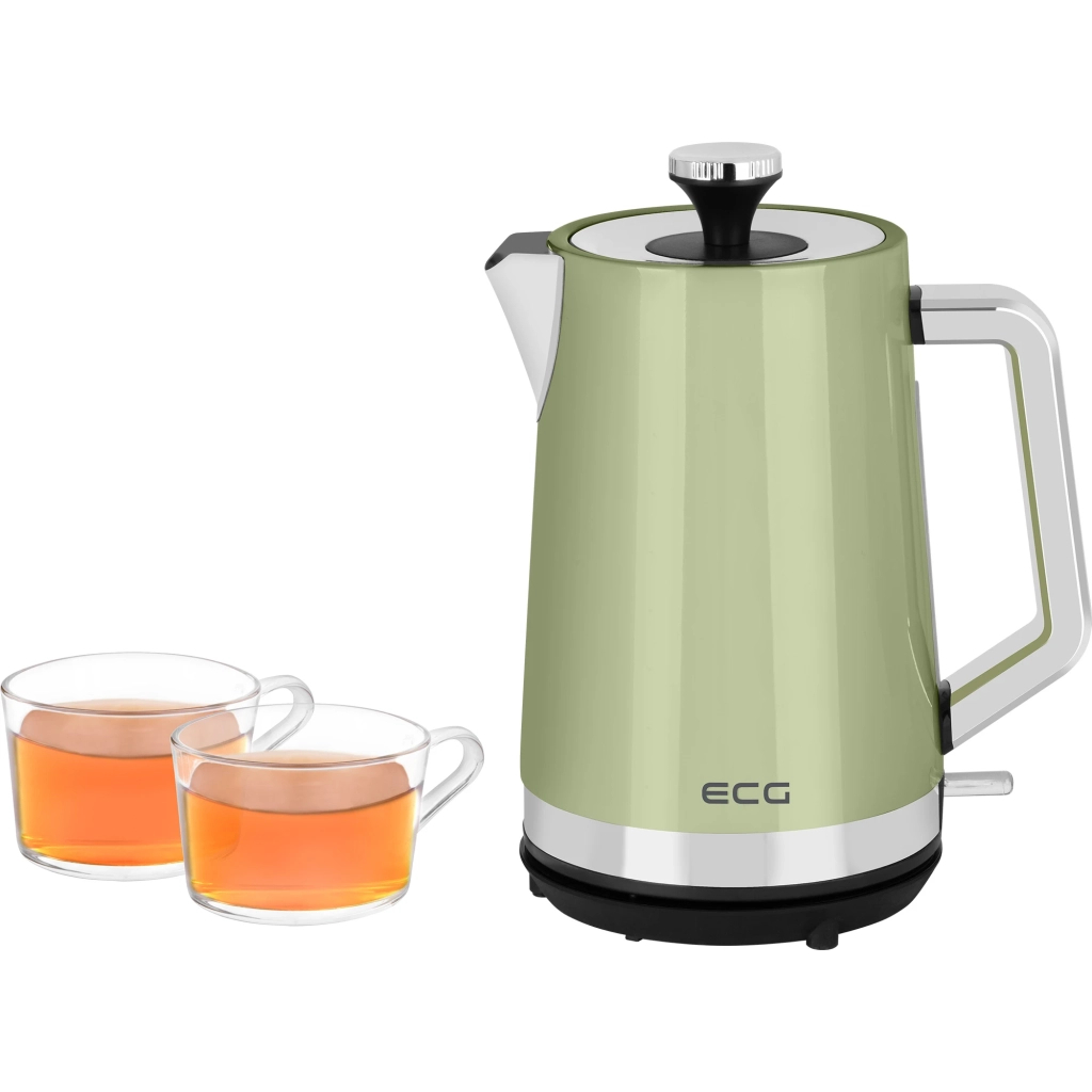 Електрочайник ECG RK 1766 Vintage Olive - зображення 10