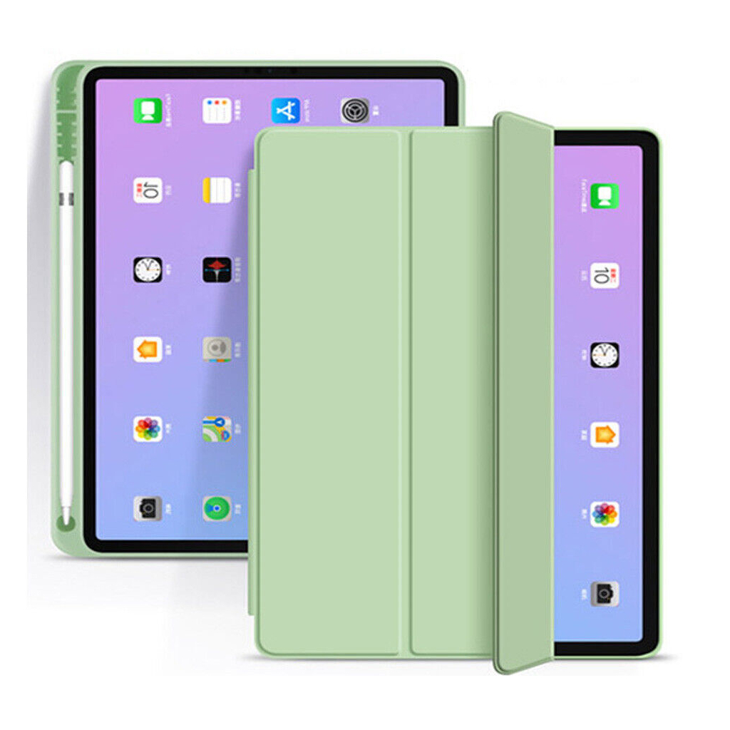 Чохол до планшета BeCover Tri Fold Soft TPU mount Apple Pencil Apple iPad 10.9" 2022/24/11" 2025 Light Green (708465) - зображення 3