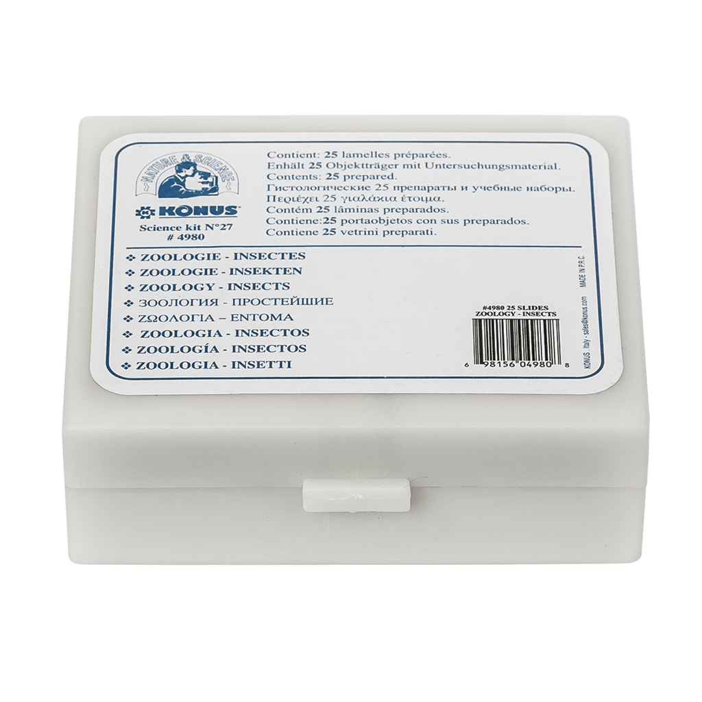 Набір мікропрепаратів Konus Біологія Клітини і тканини тварин 25 шт (4986) - изображение 3