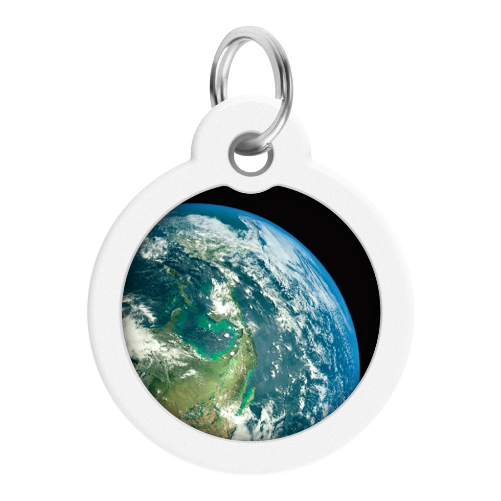 Адресник для тварин WAUDOG Smart ID з QR паспортом "Земля", коло 25 мм (225-4029) - изображение 2