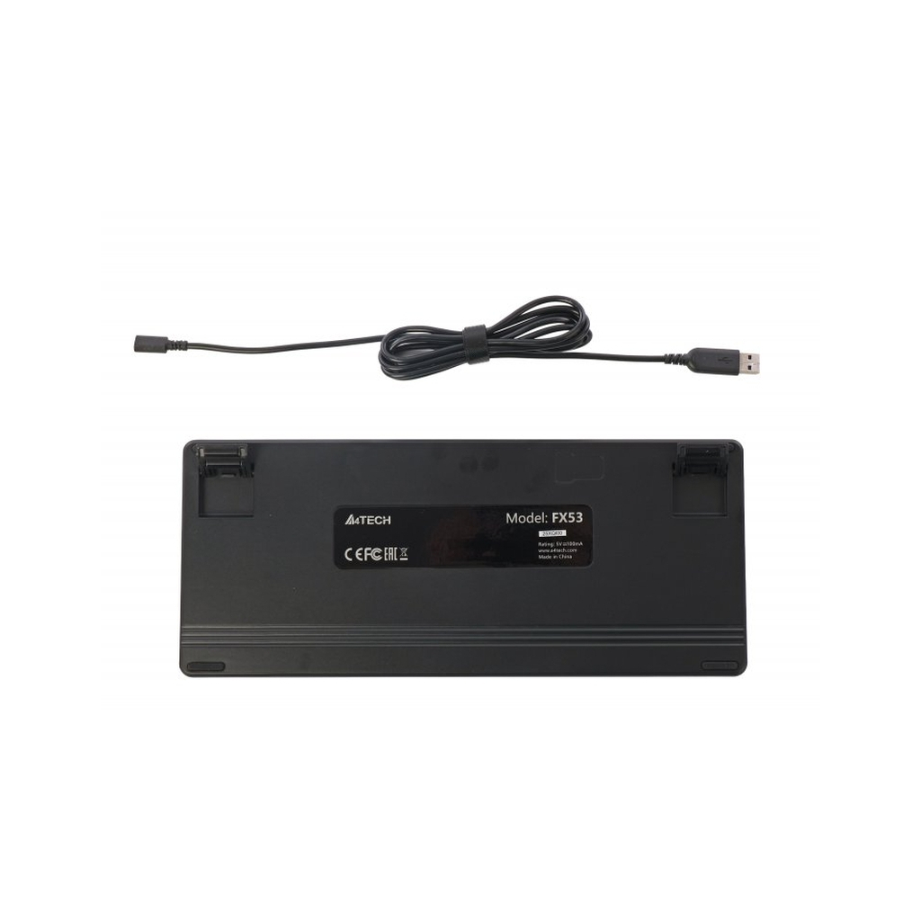Клавіатура A4Tech FX53 USB UA Black (4711421002394) - зображення 7