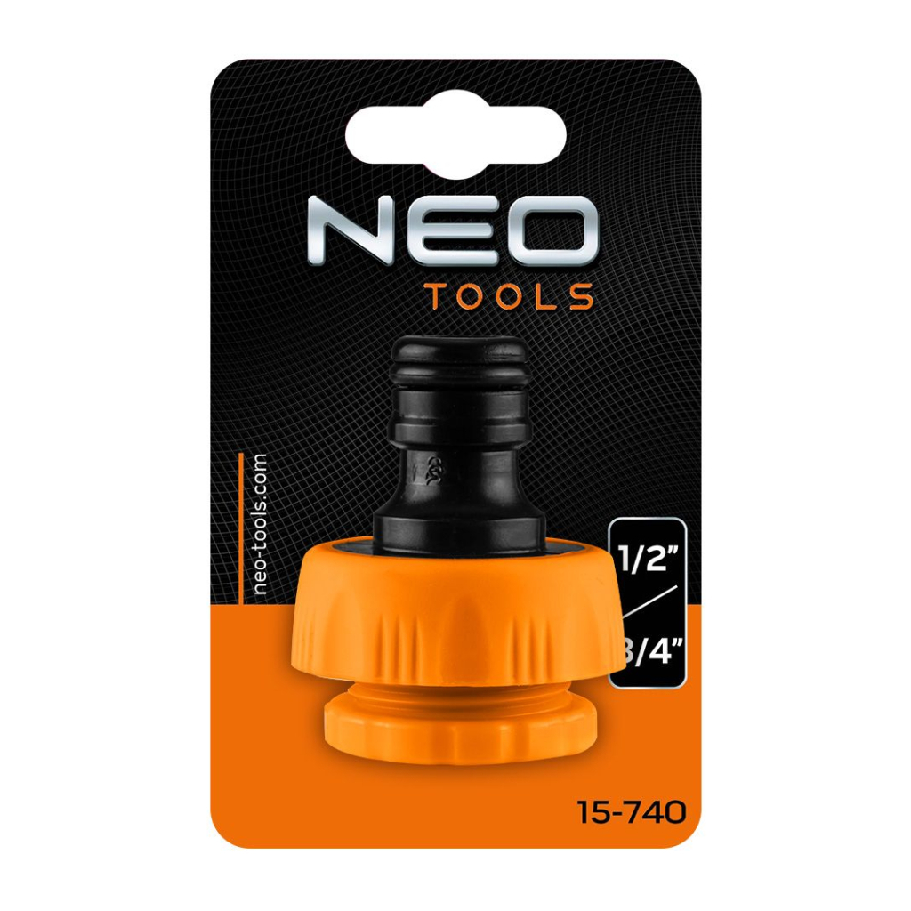 Конектор для шланга Neo Tools для крана 1/2",3/4", з внутрішнім різьбленням (15-740) - изображение 11