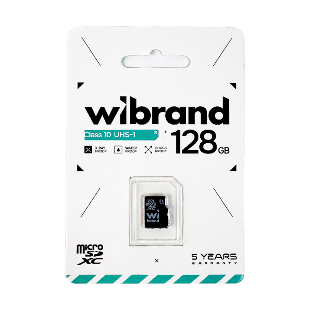 Карта пам'яті Wibrand 128GB microSD class 10 (WICDHU1/128GB) - зображення 2