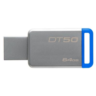 USB флеш накопичувач Kingston 64GB DT50 USB 3.1 (DT50/64GB) - зображення 1