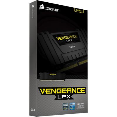 Модуль пам'яті для комп'ютера DDR4 8GB (2x4GB) 2800 MHz Vengeance LPX Black Corsair (CMK8GX4M2A2800C16) - зображення 3