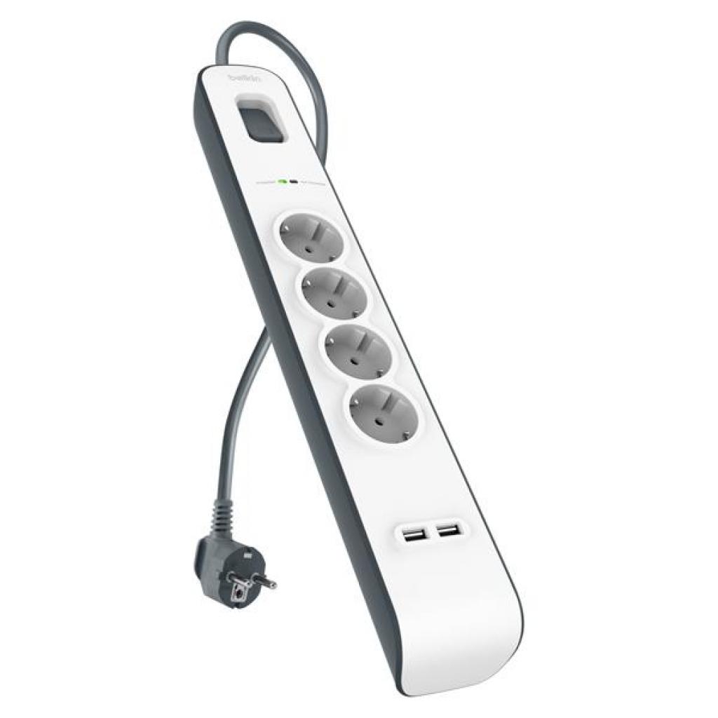 Мережевий фільтр живлення Belkin BSV401vf2M - зображення 2
