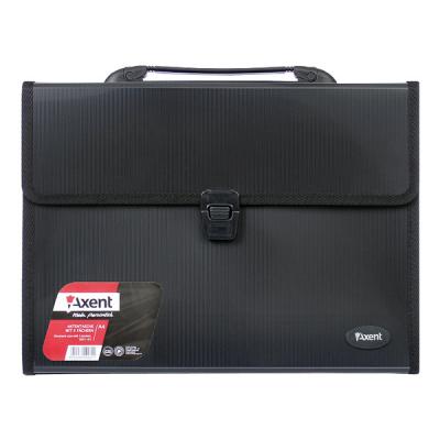Папка - портфель Axent А4, 3 compartments, black (1601-01-А) - изображение 1