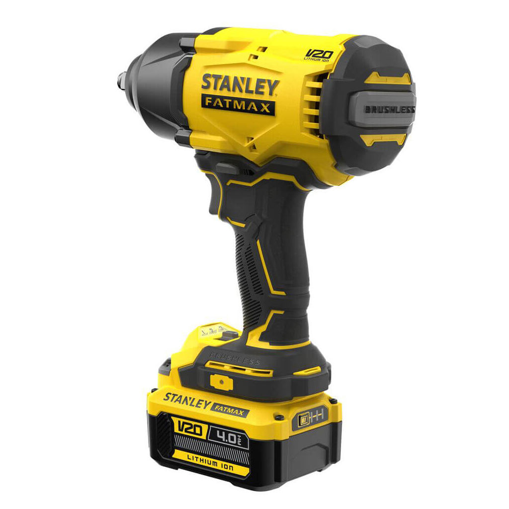 Гайковерт Stanley FatMax, ударний 18V, 4Ah, 950Нм, 2000 об/хв, 2600 уд/хв, 2.66кг (SFMCF940M1) - изображение 5