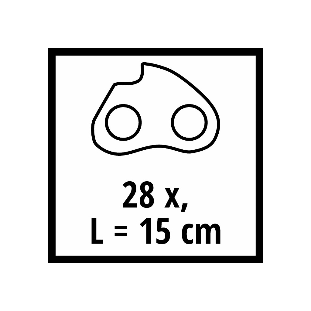Ланцюг Einhell 15см 1.0мм 3/10" (4500174) - зображення 2