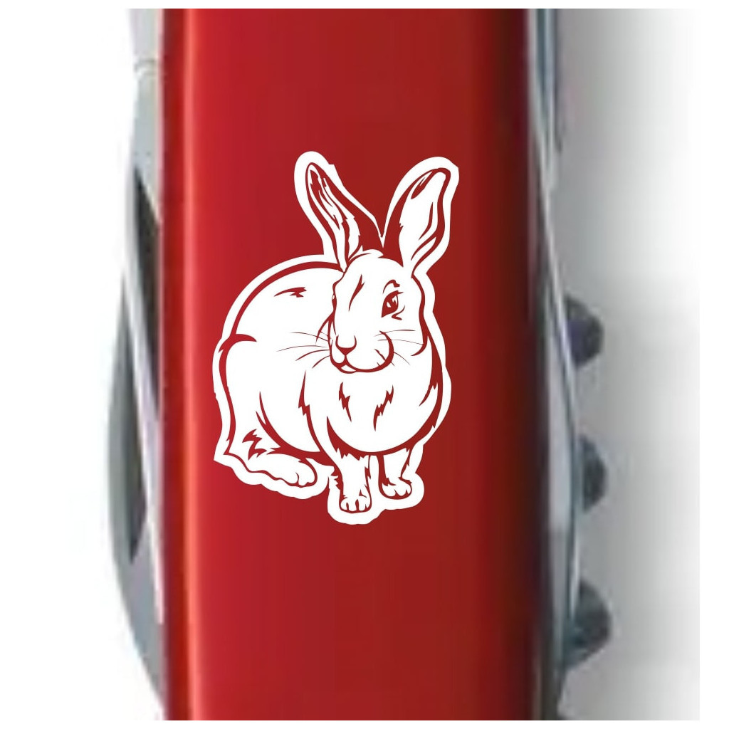 Ніж Victorinox Spartan Zodiac Red "Водяний Кролик" (1.3603_Z2030u) - зображення 3